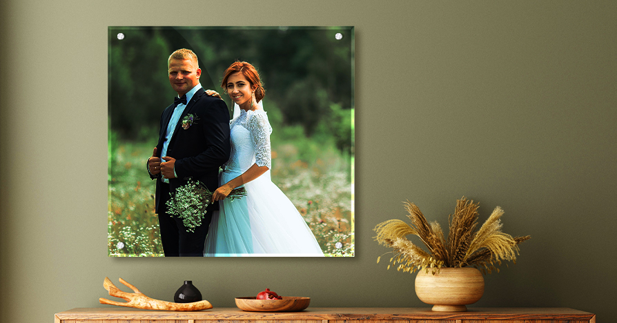 Acrylic prints as a wedding gifts