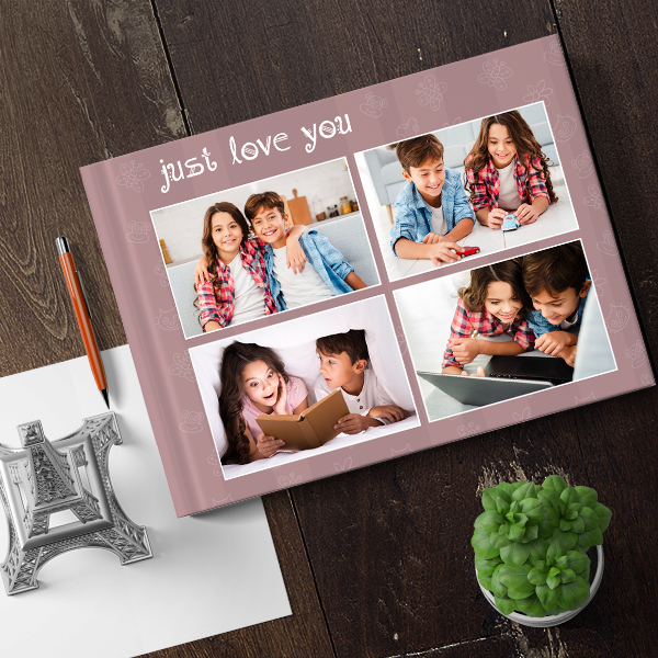 Brother and Sister Photo Book