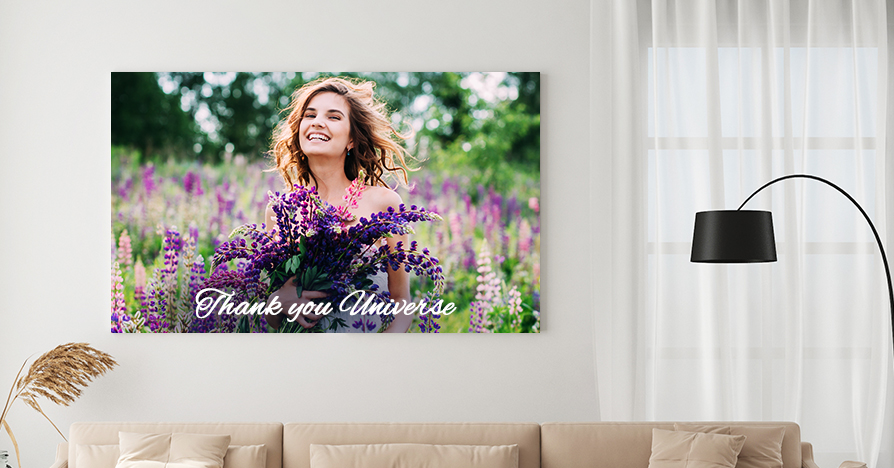 large canvas print as Thank You Gifts