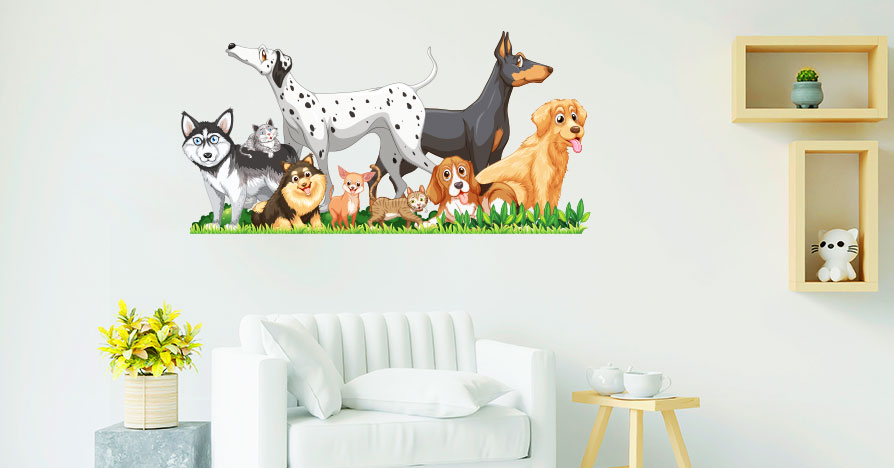 Wall Stickers for National Pet Day