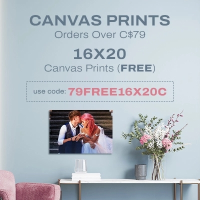 Canvas Prints Orders Over C$79, 16x20 Canvas Prints (FREE) - Use Code: 79FREE16X20C