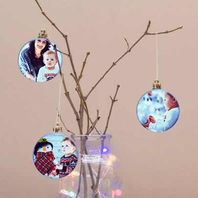 Christmas Acrylic Photo Ornament Canada