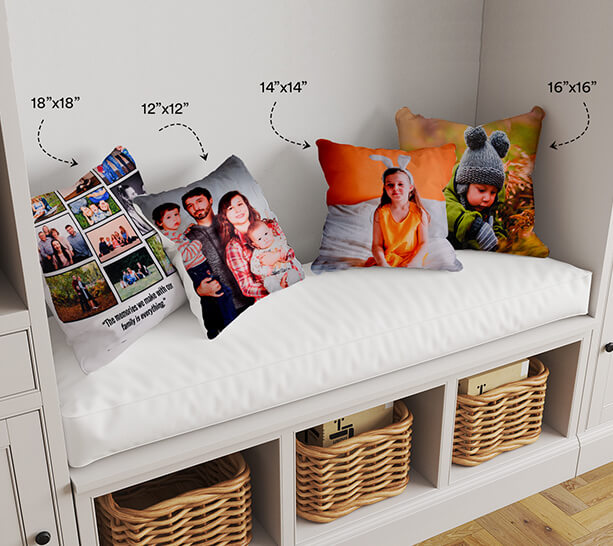 Custom Photo Pillows Online in Canada